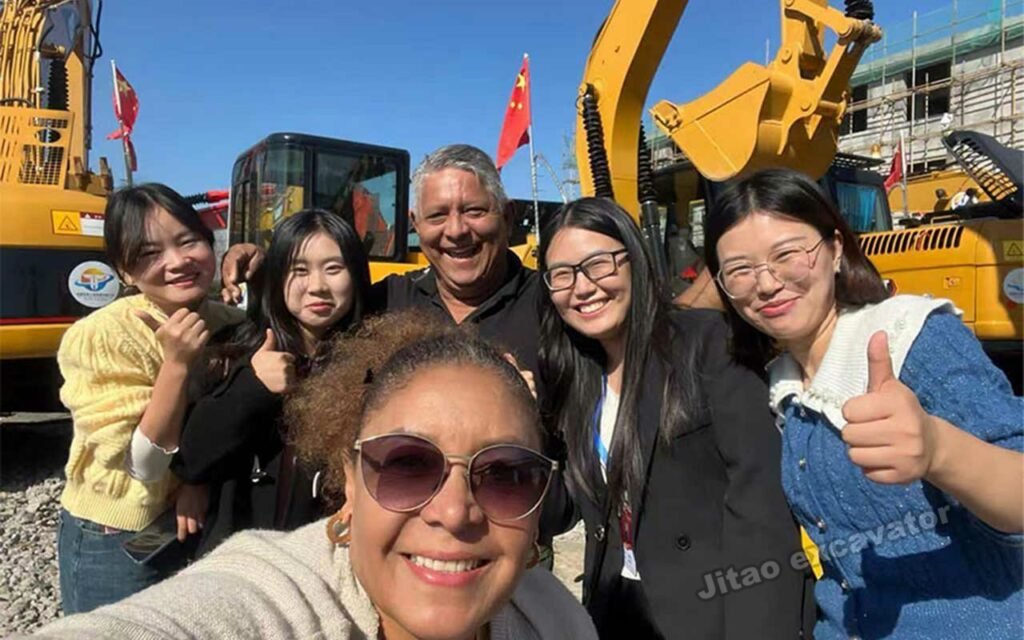 International client partnership and teamwork at Hefei Jitao for professional used excavator procurement.