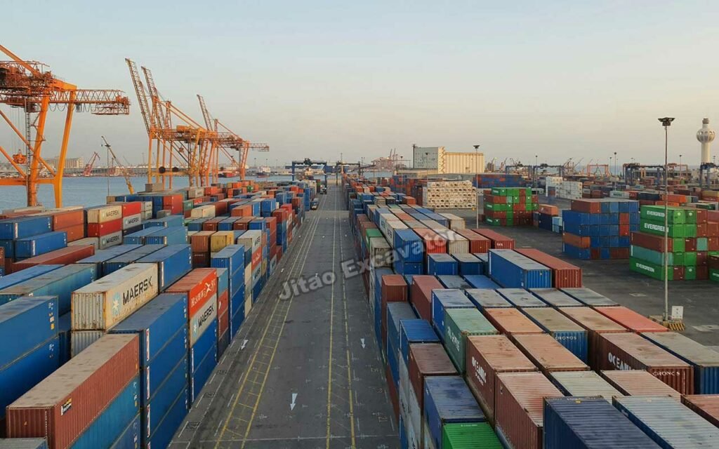 Global logistics and shipping services for used excavators - Hefei Jitao Supply Chain Management