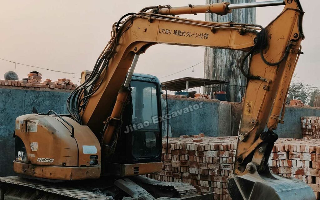 Jitao used excavator for sale, high-quality second-hand crawler digger, reliable heavy machinery supplier Jitao.