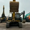 Front view of a Cat 336D for buyers seeking used excavators for sale by owner.
