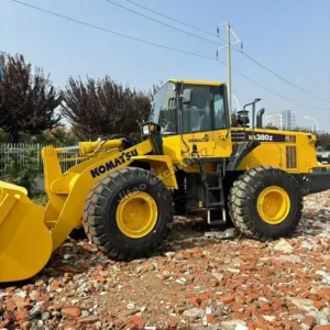 Left exterior view of a durable used mini bulldozer for sale.