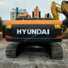 Back view showing the brand at a premier hyundai excavator dealer near me.