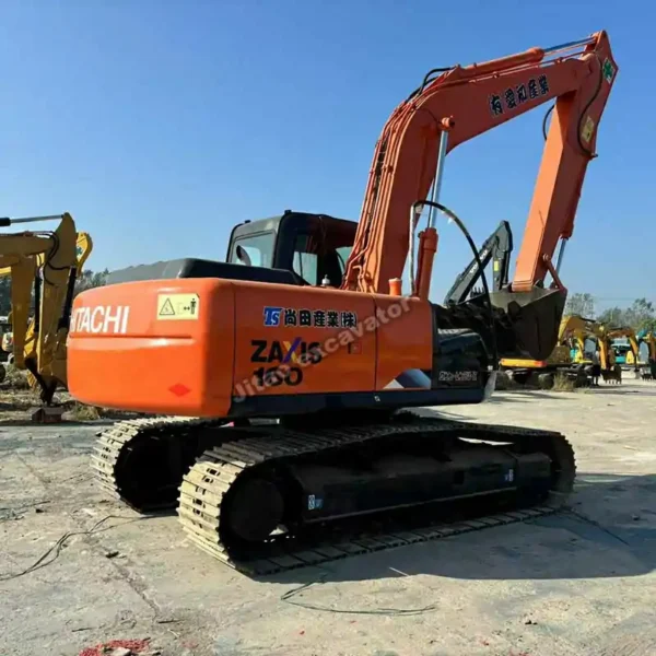 Certified Hitachi ZX160 used compact excavators for sale.