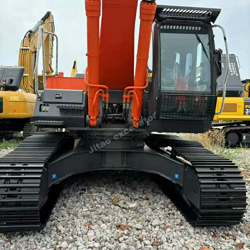Hitachi ZX350 ready for high-volume excavating tasks.