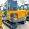 EC60D Side View Side view of EC60D cab. Affordable used excavator price for fleets.