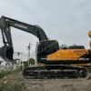 Full side perspective of our hyundai excavator for sale.