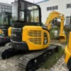 Side view of Komatsu PC40MR, a top-tier choice for mini excavators used for sale.