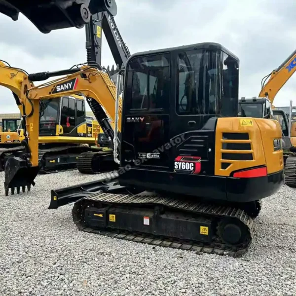 Certified SY60C Unit A certified Sany SY60C available in our fleet of used excavators for sale near me.