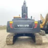 Rear view of EC290 showing clean used excavator tracks for sale.