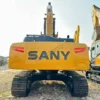 Rear angle of a Sany SY305 crawler, demonstrating our best excavators for sale used deals.