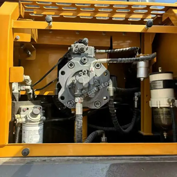 Internal hydraulic pump detail of SY305H, ensuring high performance in used excavator sales.