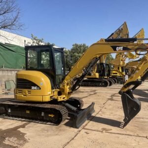 A second-hand CAT 304CR compact excavator in excellent condition.