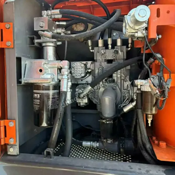 Hydraulic pump of our used compact excavators.