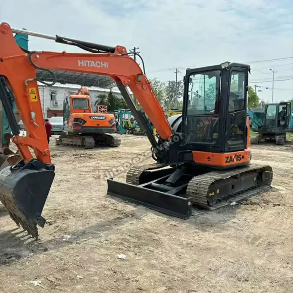 Premium used mini excavator near me in Hitachi ZX55 model.