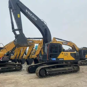 Volvo EC290 with premium used excavator tracks for sale.